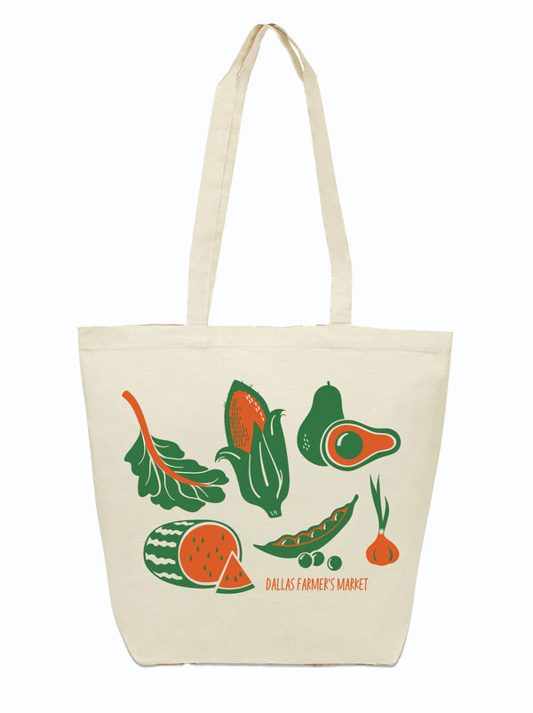 FM Green Veggies Tote Bag