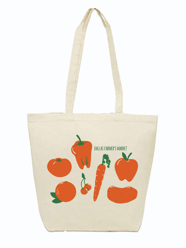 FM Red Veggies Tote Bag