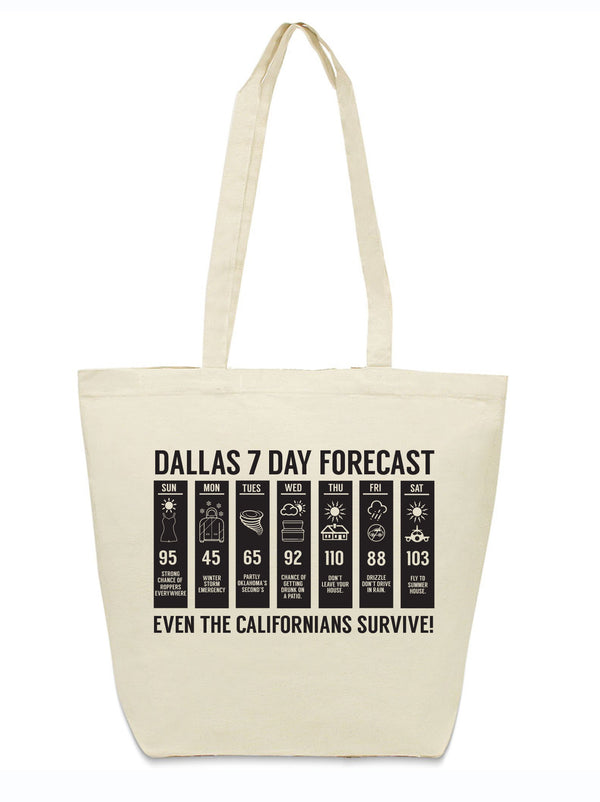 Dallas Forecast Tote Bag