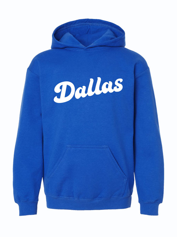 Kids- Dallas Script Pullover Hoodie