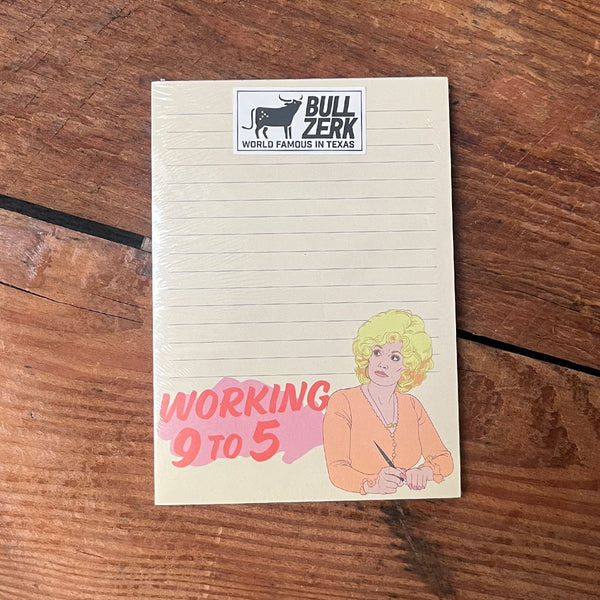 Working 9 to 5 Notepad