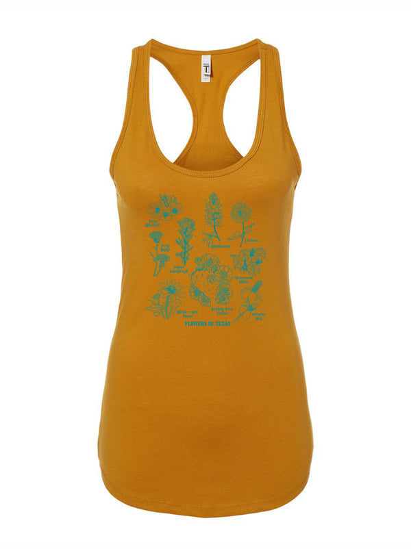 Women's Flowers of Texas Racer Tank