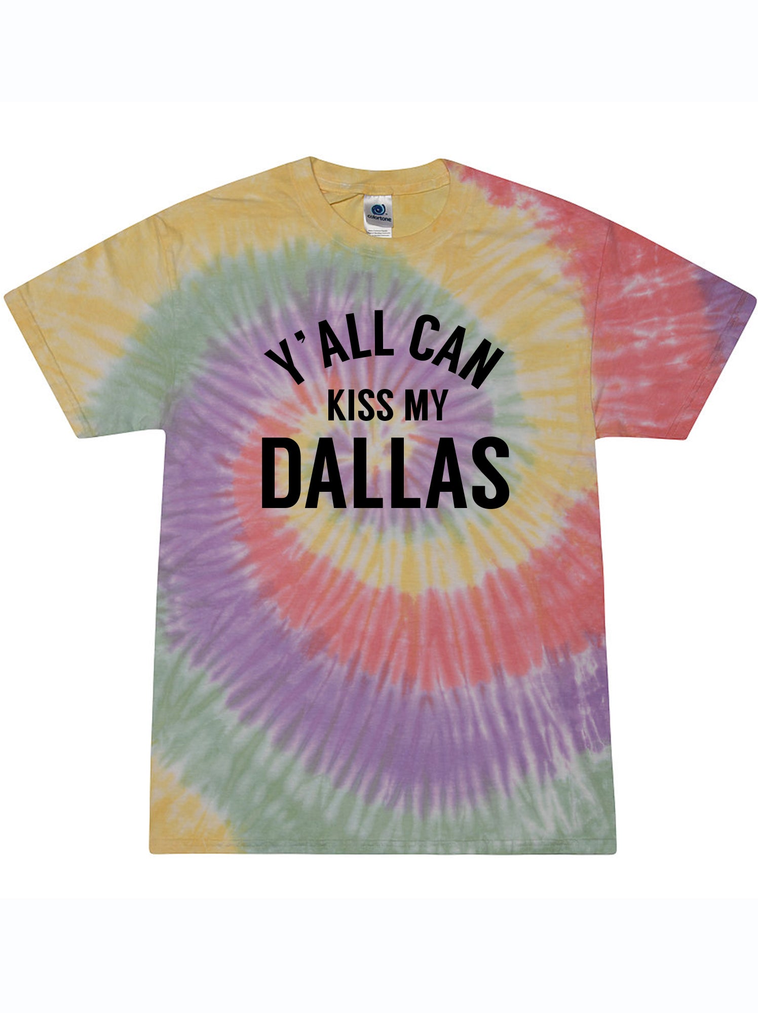 Bullzerk Dallas Script Tie Dye Medium