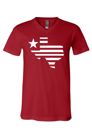 Texas Silhouette V-Neck - Bullzerk