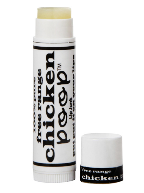 Chicken poop chapstick