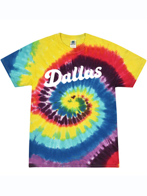 Dallas Script Tie Dye - Bullzerk