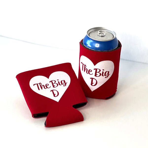 Heart The Big D Koozie