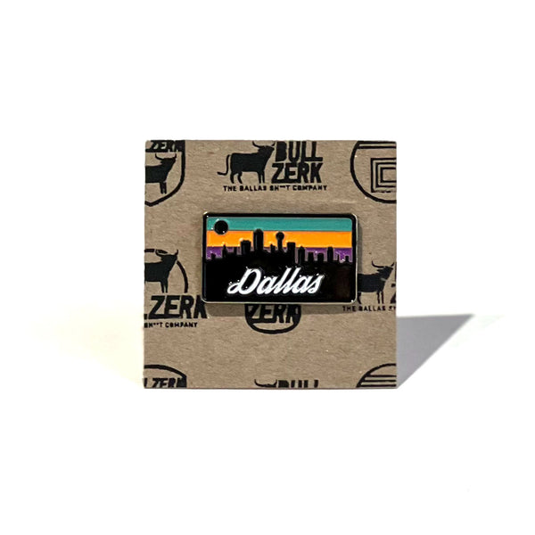 Dallas Skyline Enamel Pin