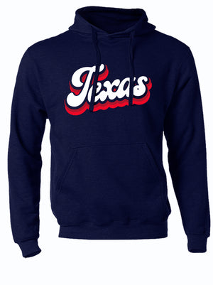 Texas Script Pullover Hoodie - Bullzerk